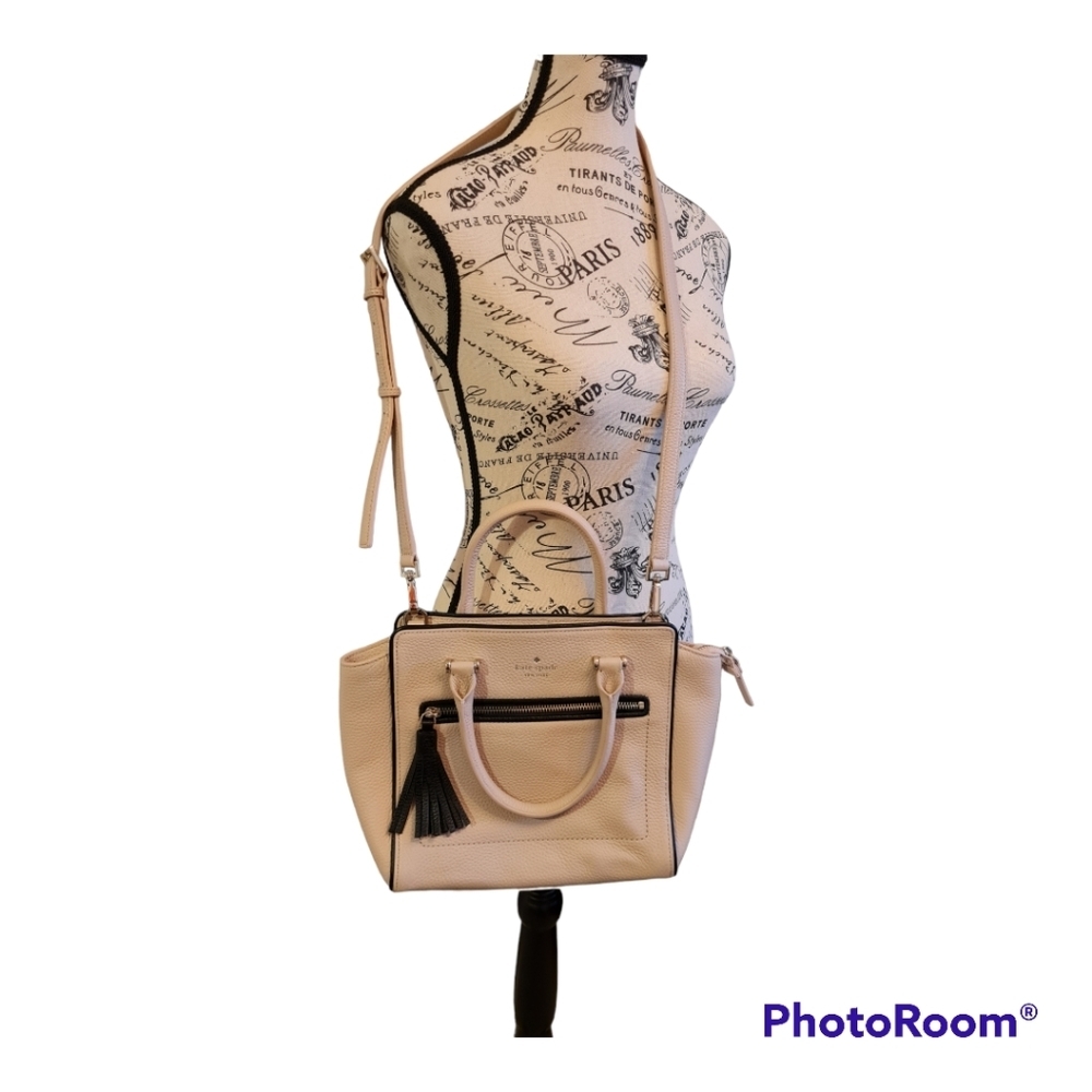 NWOT♠️ Kate Spade♠️ Light Pink Chester Street Small Allyn Pebble Leather Satchel - Picture 9 of 14